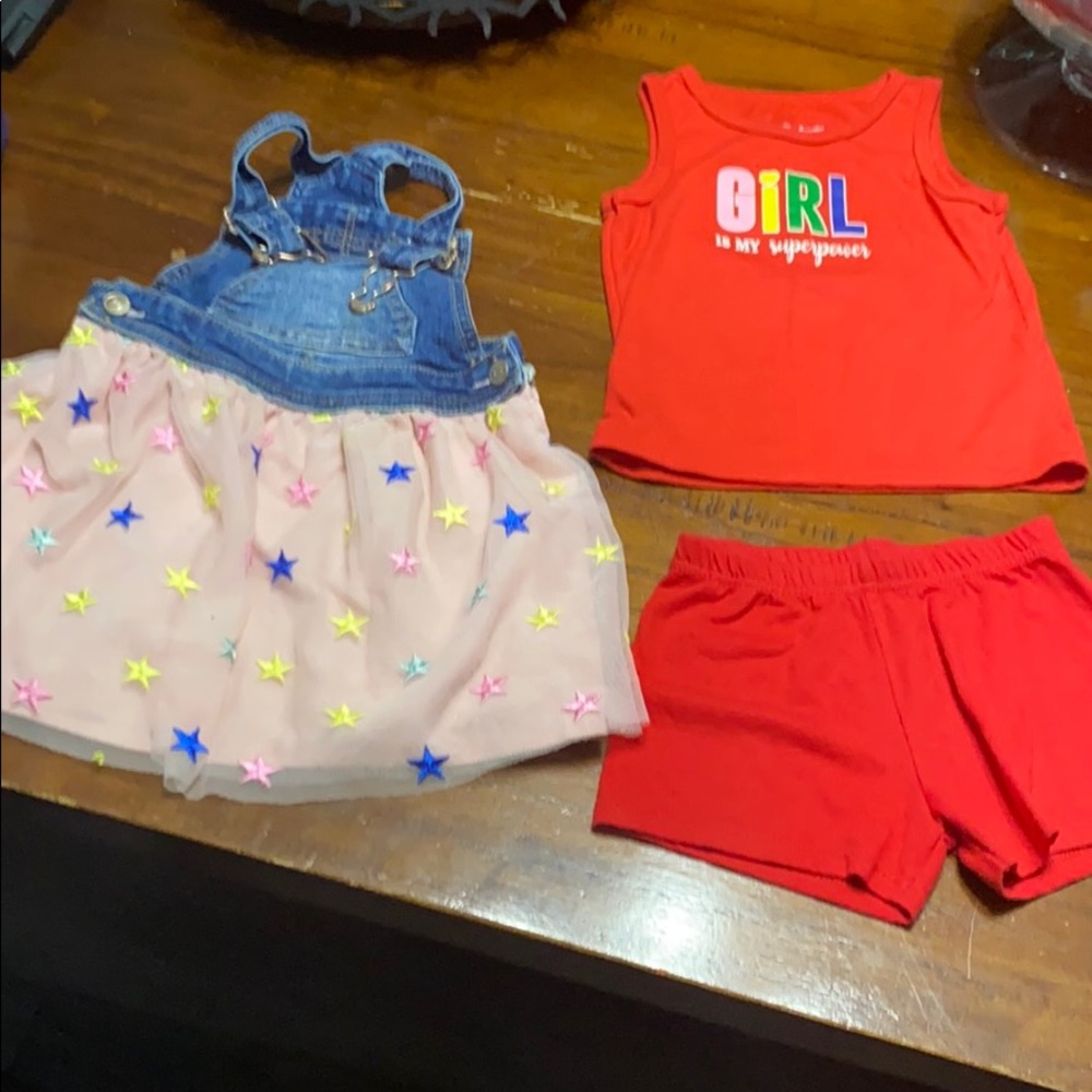 Girls 3t clothes bundle dress romper tanks Nike